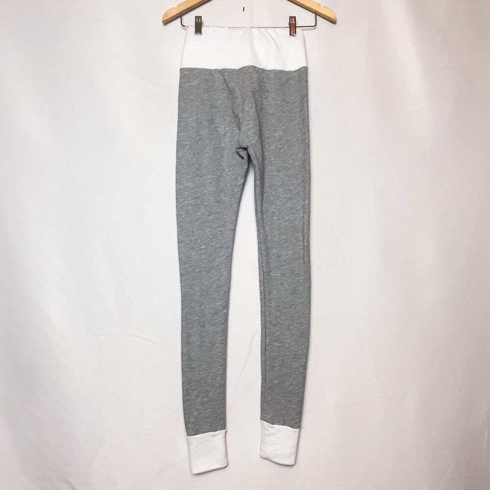 WILDFOX Contrast Fifi Grey And White Lace Up Corset Joggers Sz. XS - Picture 5 of 6